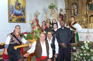 GALERÍA | Grisuela procesiona a San Ciriaco para revivir su tradición del Voto Concejo