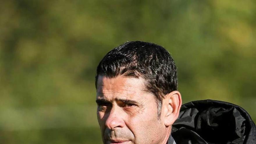 Fernando Hierro, en El Requexón.