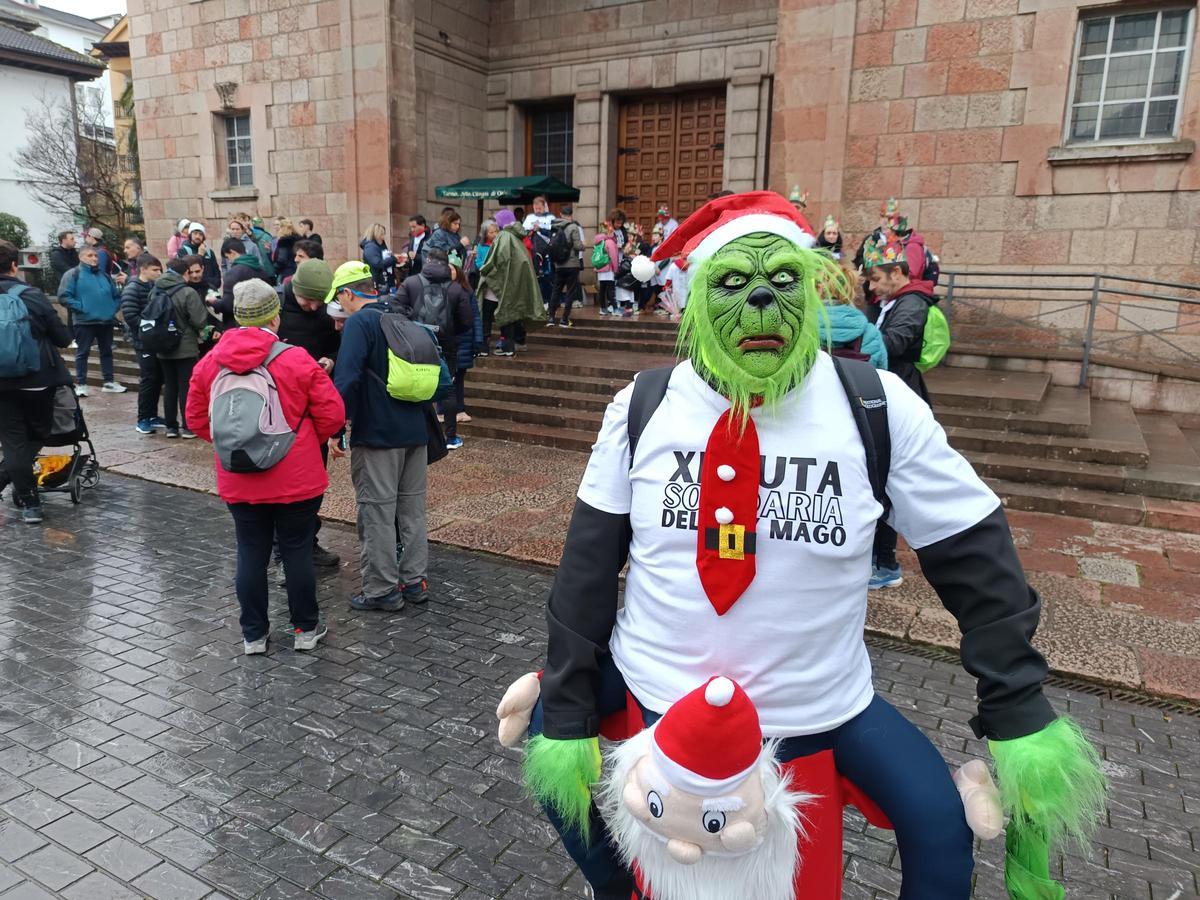 Uno de los participantes en la prueba.