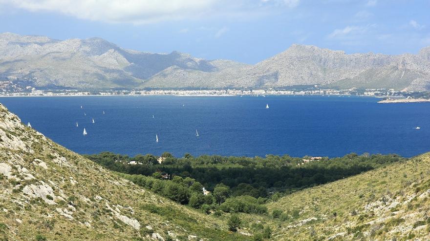 Vistas de la bahía de Alcúdia