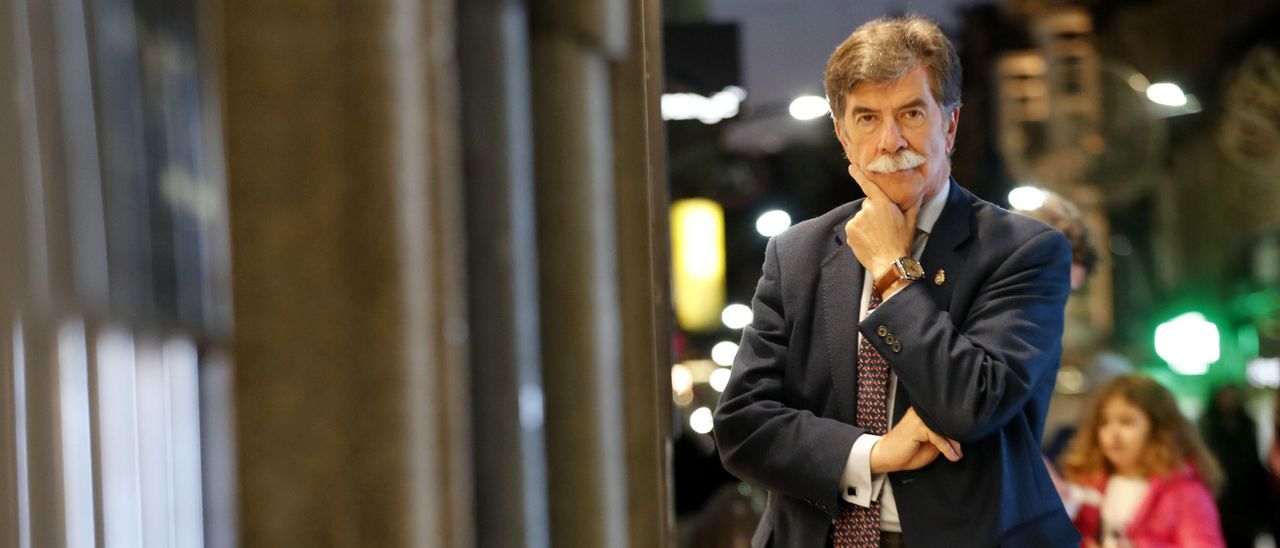 Javier Urra, durante una visita a Vigo.