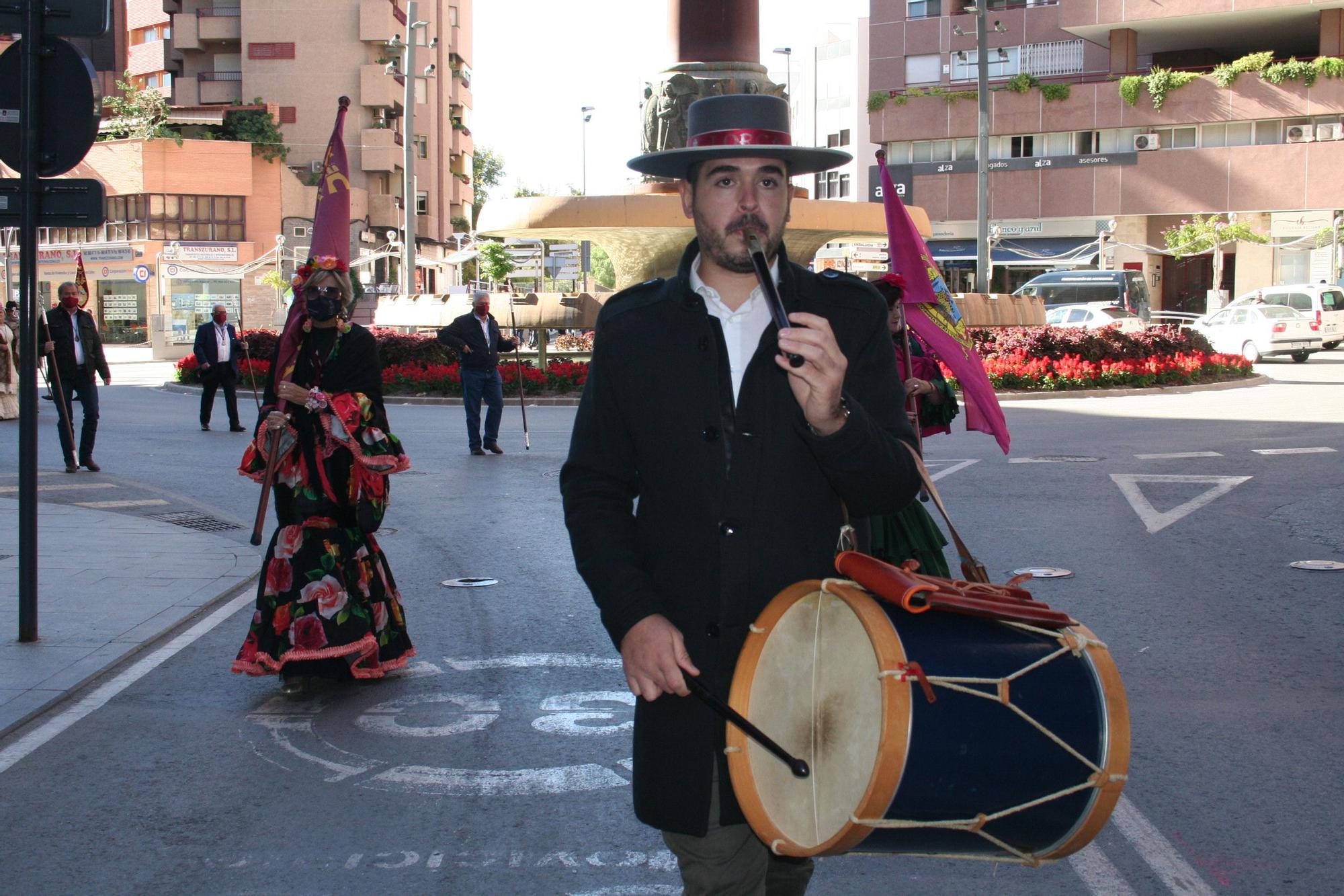 La Hermandad del Rocío de Lorca visita a la Patrona