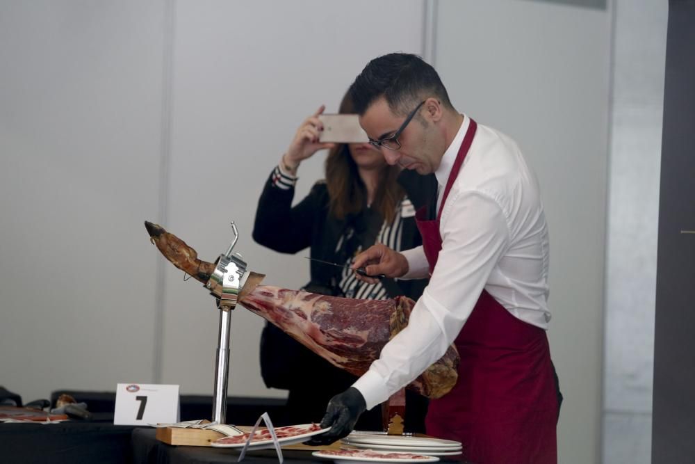 Concurso Nacional de Cortadores de Jamón en Salenor.