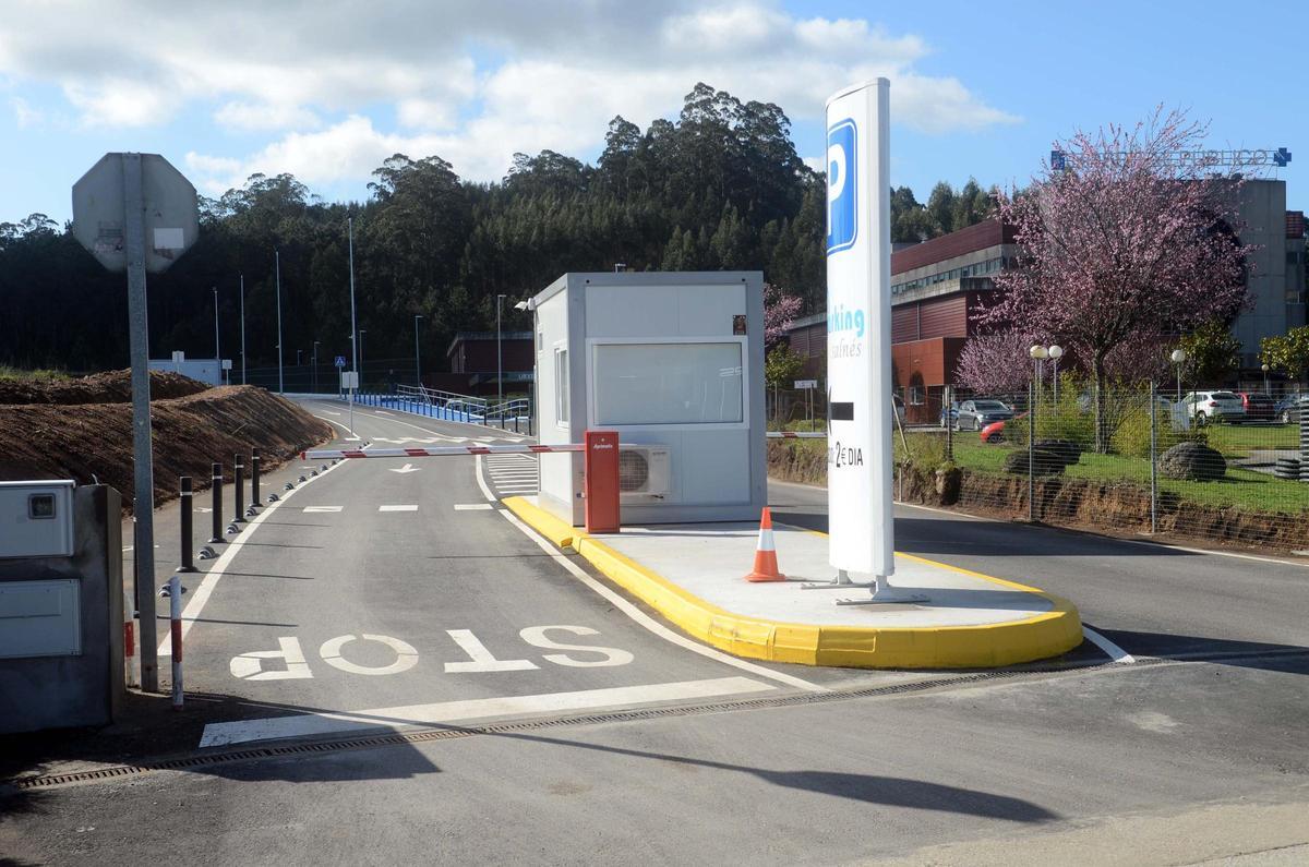 Imagen de archivo del aparcamiento privado del Hospital do Salnés.