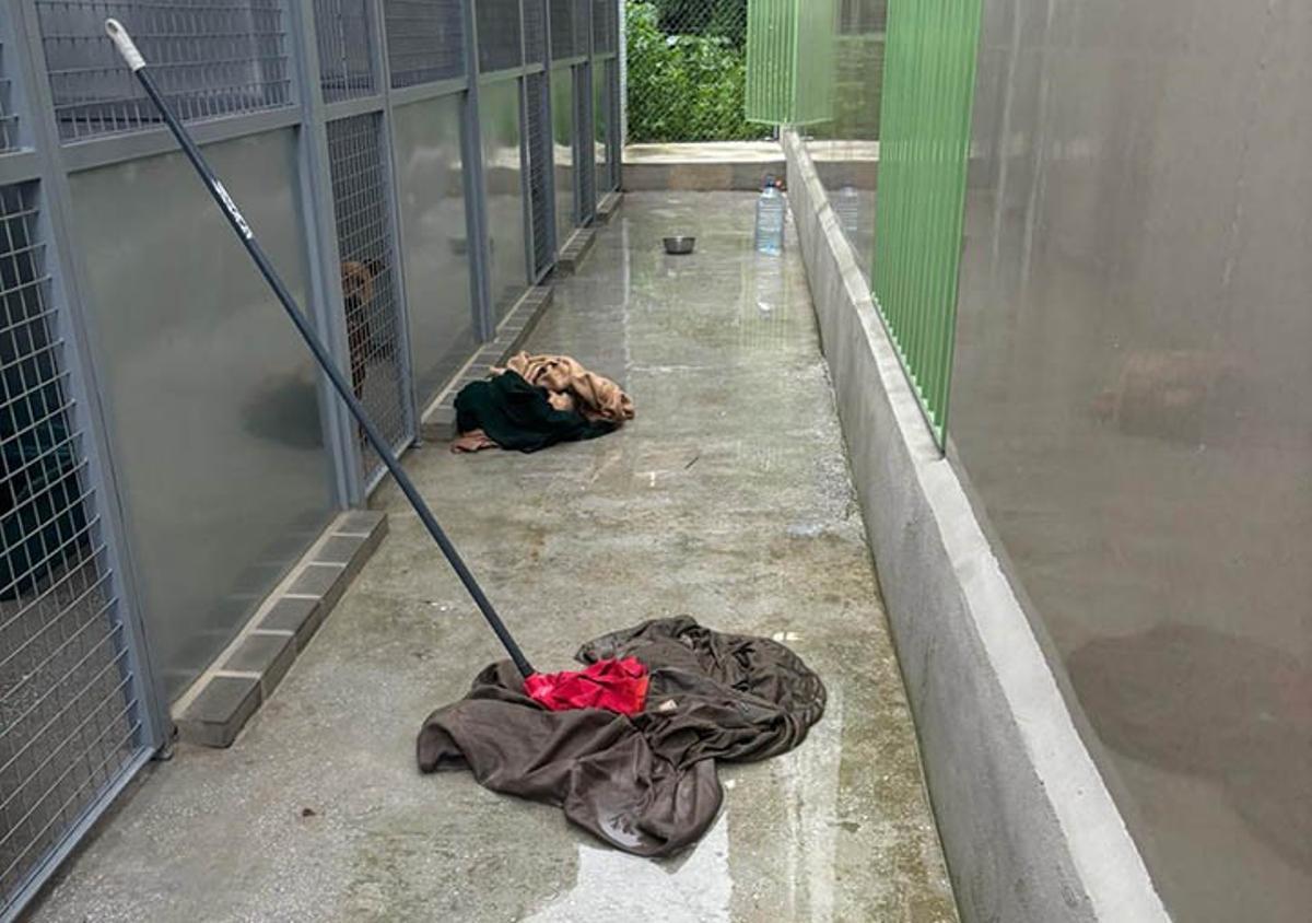 Inundaciones tras la apertura del centro