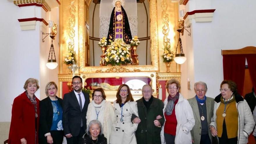 Misa en el santuario del Calvario