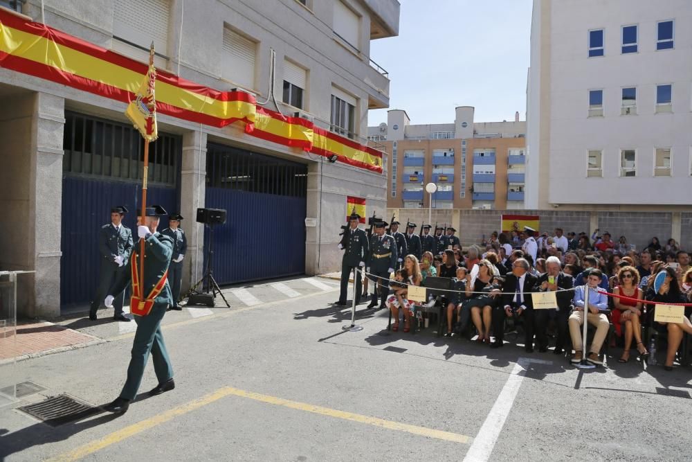 Misa y acto castrense en el cuertel de la Compañía de la Guardia Civil de Torrevieja y la Vega Baja el día de la Virgen del Pilar