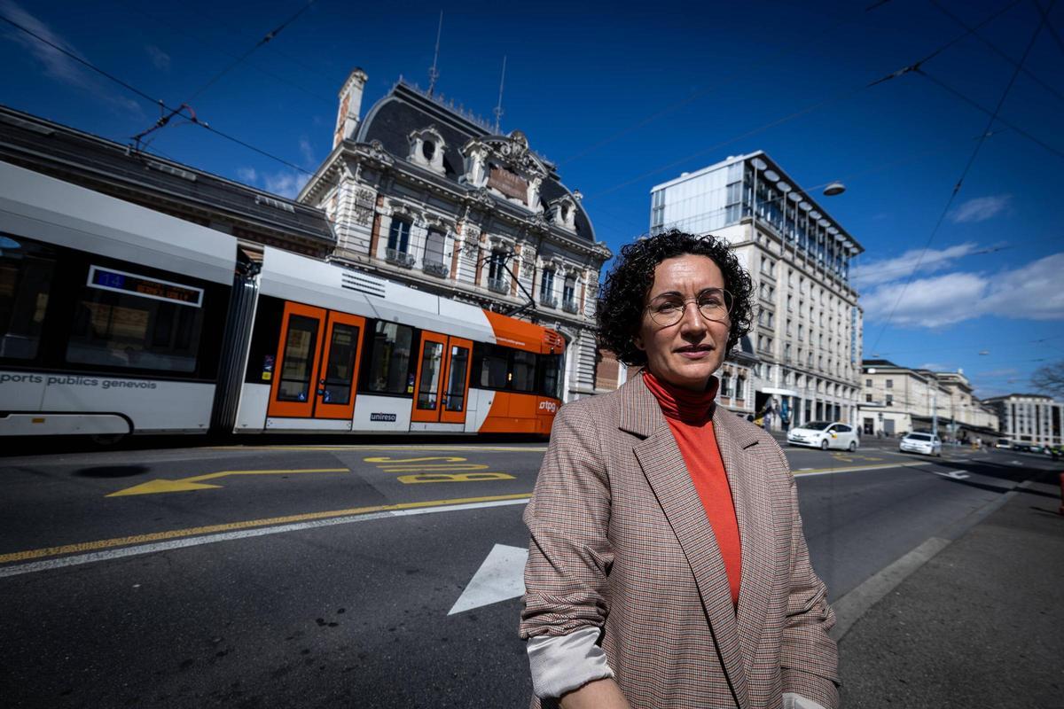 La secretaria general de ERC, Marta Rovira, en Ginebra.