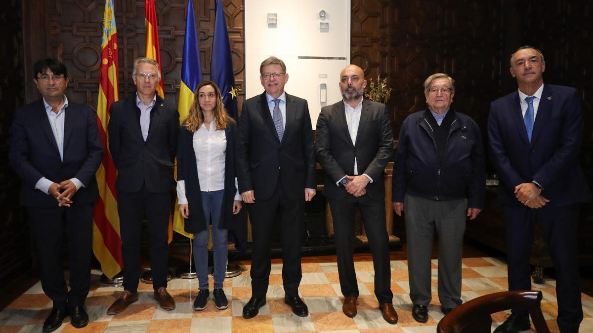 La reunión del Consell con los regantes, esta mañana