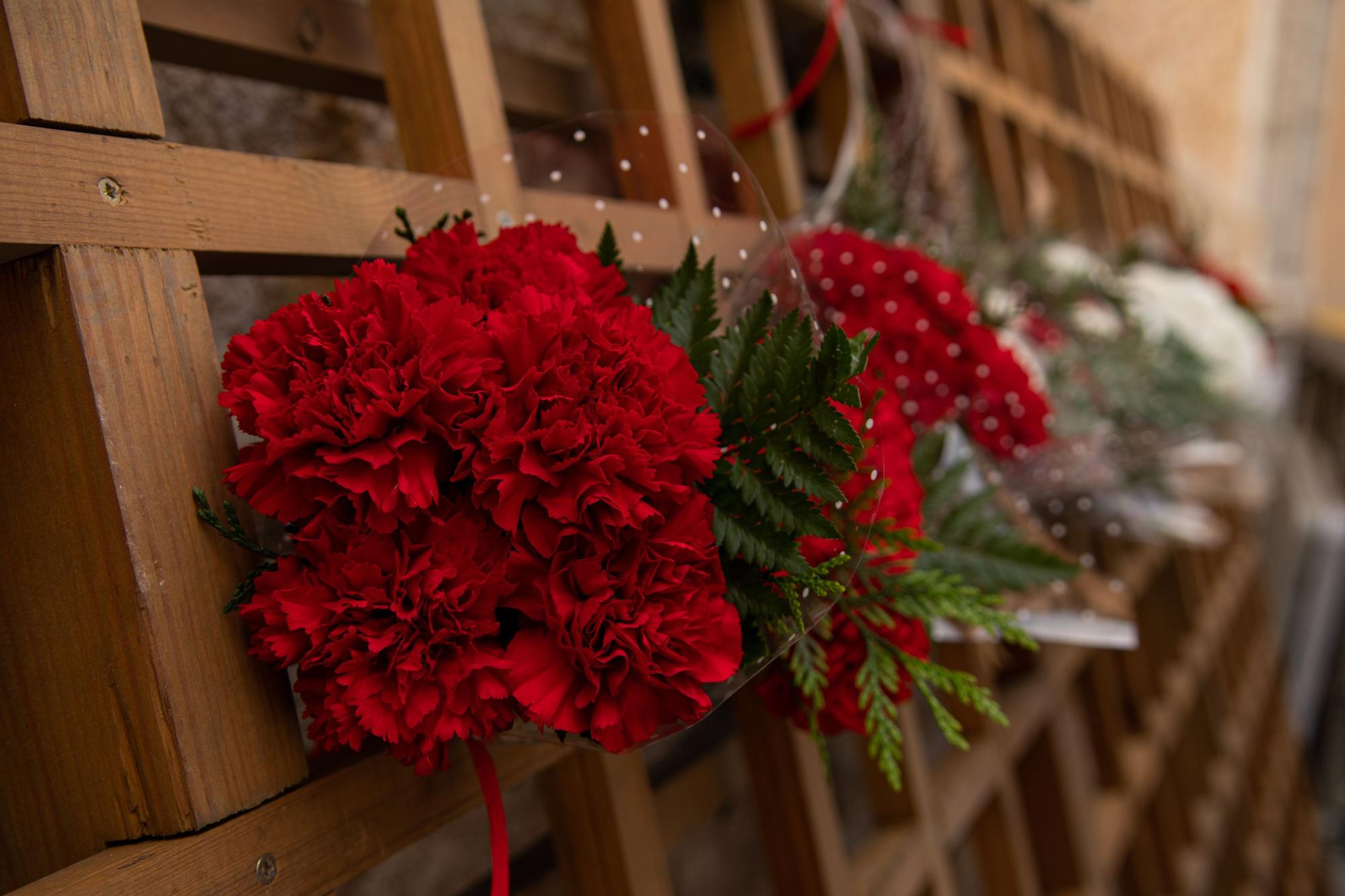 Así ha vestido Almassora el tapiz de flores en honor a Santa Quitèria