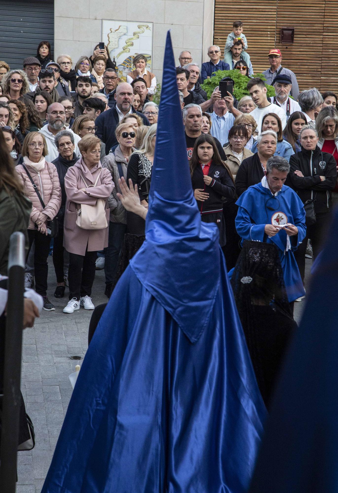Hermandad Agustina procesiona el Lunes Santo por las calles del casco antiguo