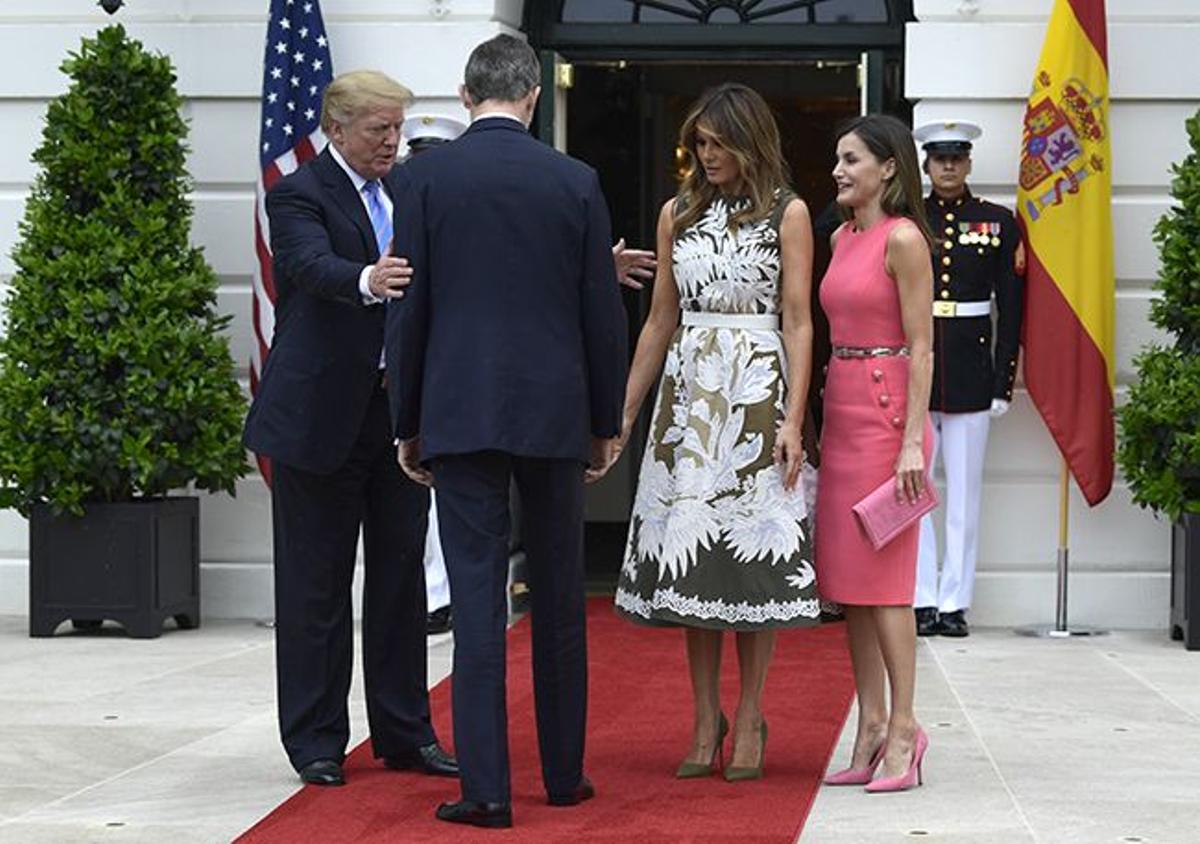 El guiño de Letizia a la moda estadounidense