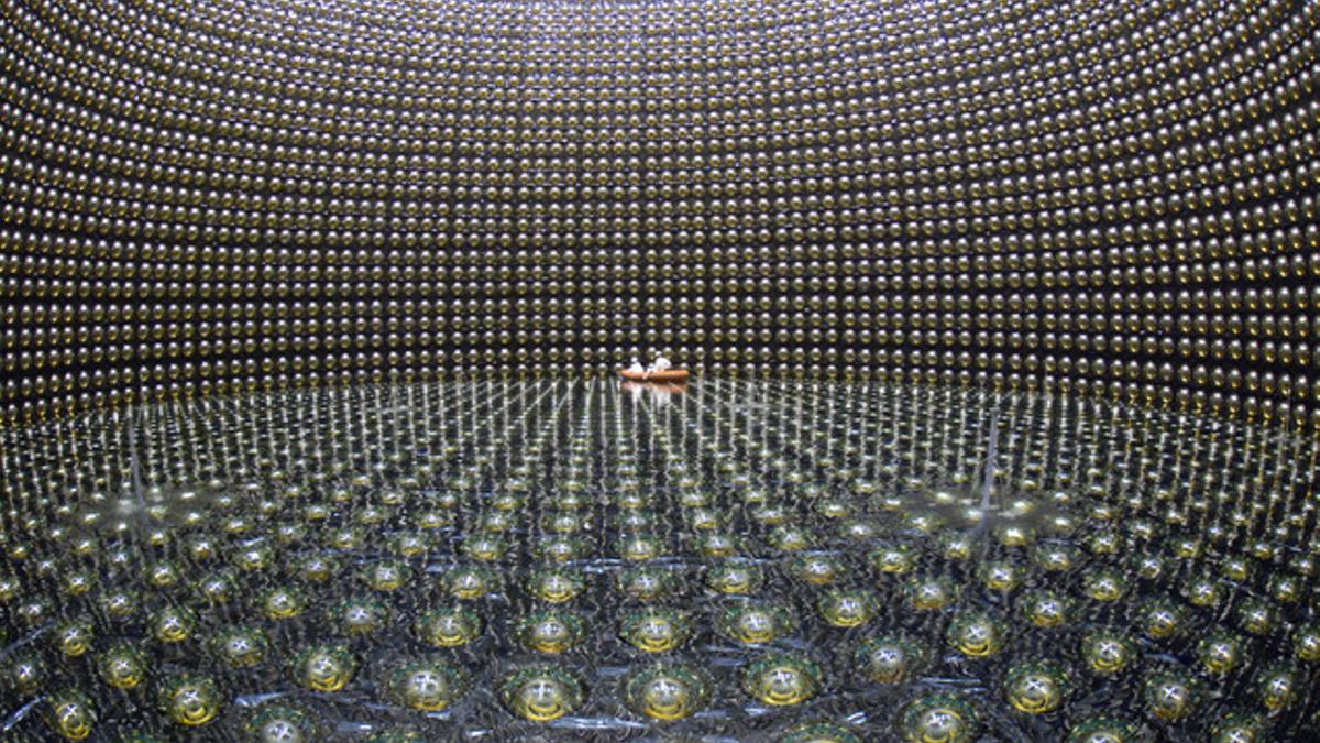 Super K, el observatorio de neutrinos localizado en Japón.