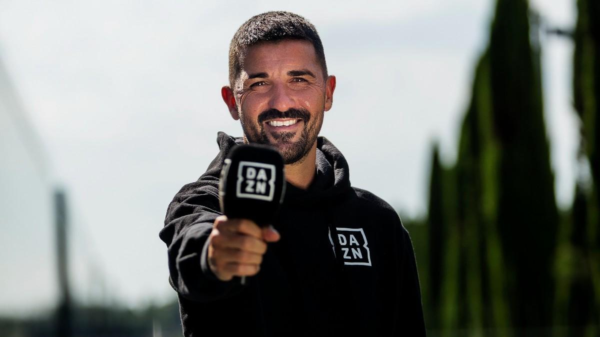 David Villa se une al equipo de DAZN para cubrir LaLiga Santander