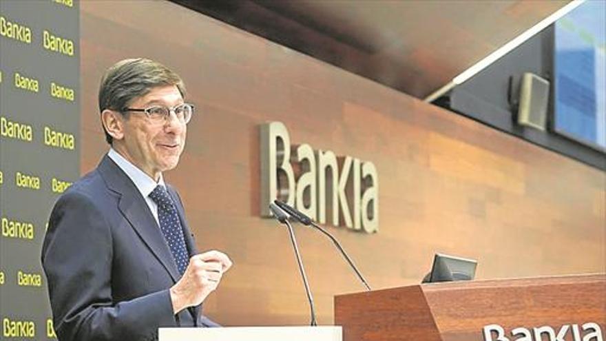 Bankia repite dividendo pese a que gana un 23% menos