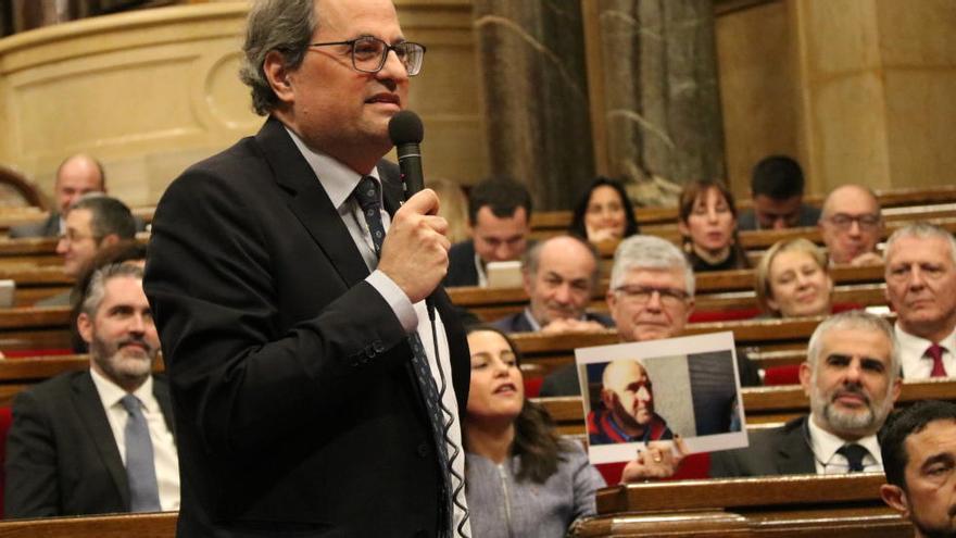 Torra xoca amb Arrimadas i l&#039;acusa de pactar amb els «racistes» de Vox