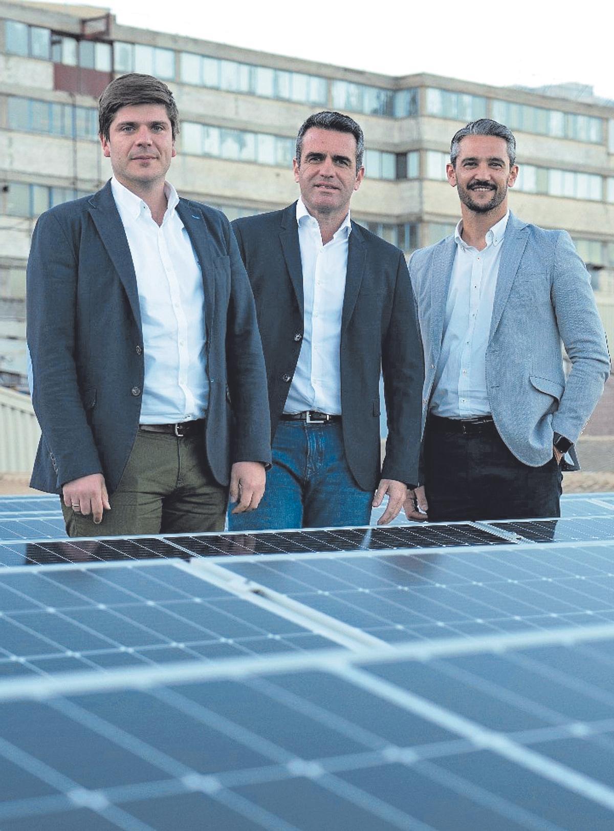De izquierda a derecha, los tres fundadores de Eave, David Machín, Luis Linares y Josué García. | ‘activos’
