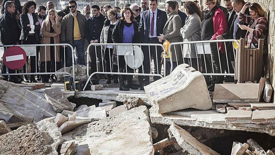 El presidente Pedro Sánchez visitó Cala Rajada tras ‘Gloria’.