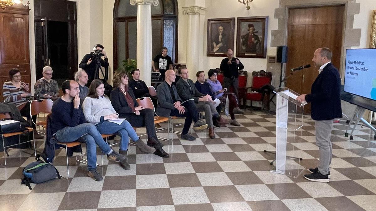 Presentació del pla a la Sala de Columnes