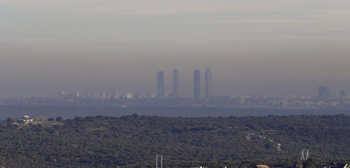 Contaminación en Madrid.