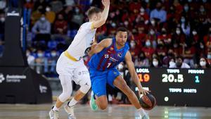 Dante Exum ha respondido a las expectativas con la camiseta del Barça