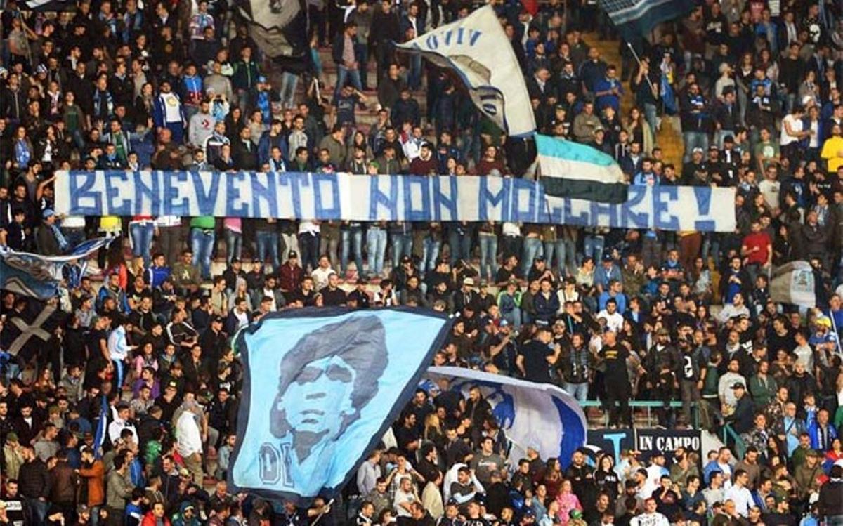 Los aficionados del Nápoles no podrán apoyar a su equipo en el Estadio Jan Breydel
