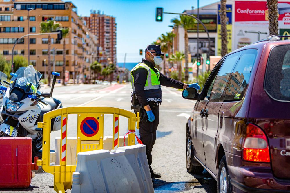 Benidorm refuerza los controles este puente para evitar desplazamientos a segundas residencias