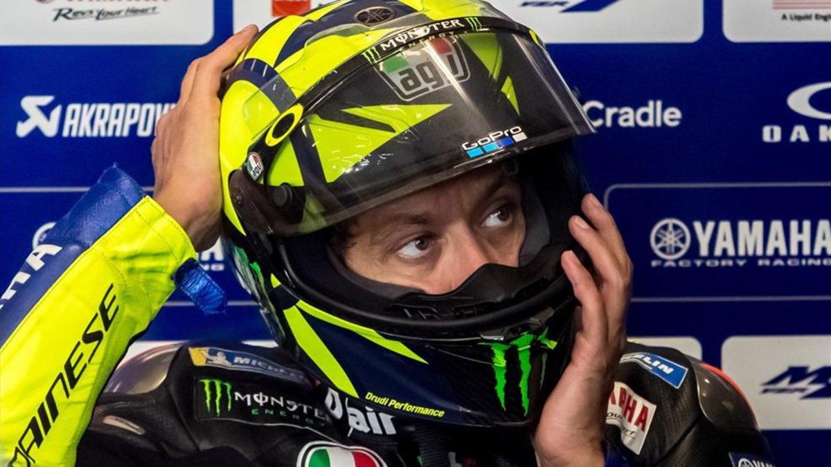 Valentino Rossi, piloto de Yamaha