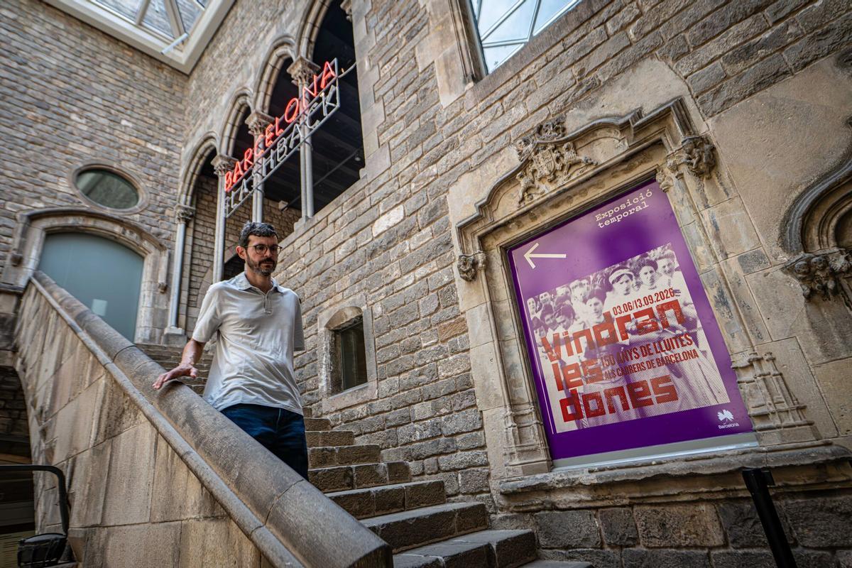 Exposición Vindran les dones. 150 anys de lluites als carrers de Barcelona, una muestra del Museu d'Història de Barcelona este 2 de junio de 2026.