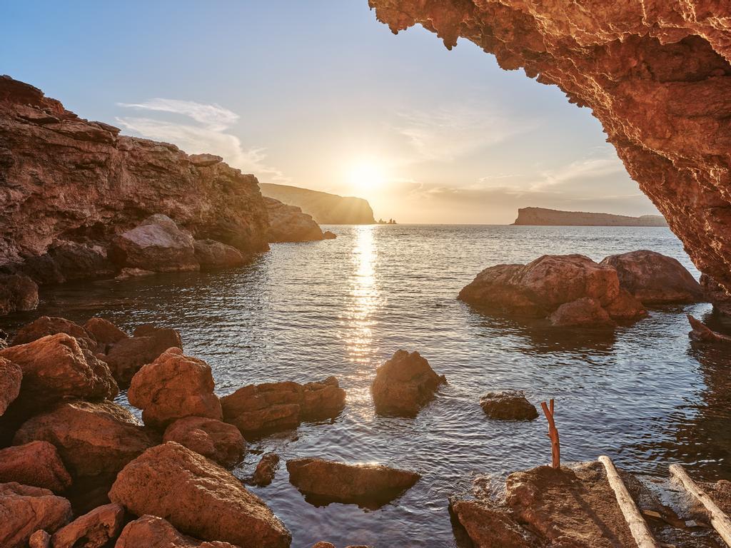 Atardecer en Cala Comte (Ibiza)