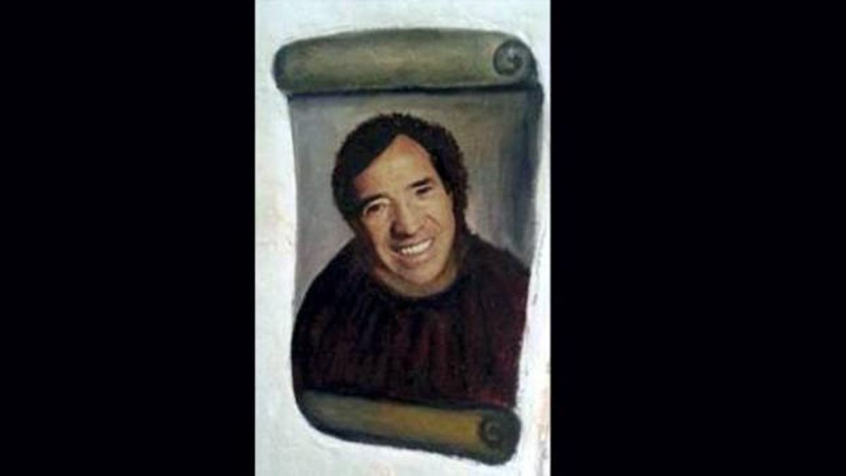 L’’eccehomo’, amb la cara del cantant El Fary.