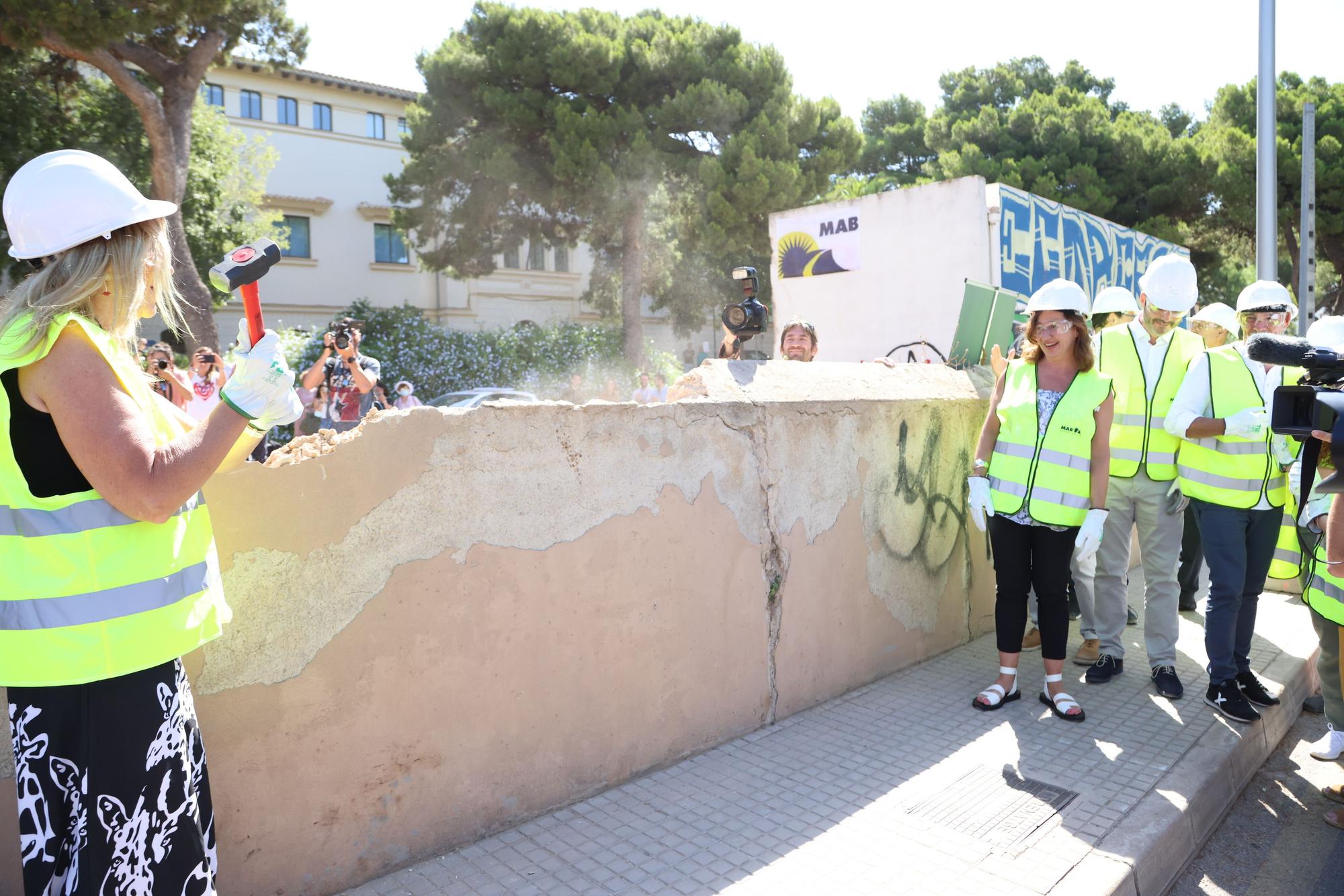 Empieza la demolición del muro del Psiquiátrico para acabar con el estigma social de los trastornos mentales