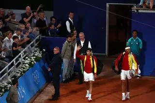Juegos Olímpicos París 2024. Tenis. Partido de dobles masculino González/Molteni - Nadal/Alcaraz, en imágenes.