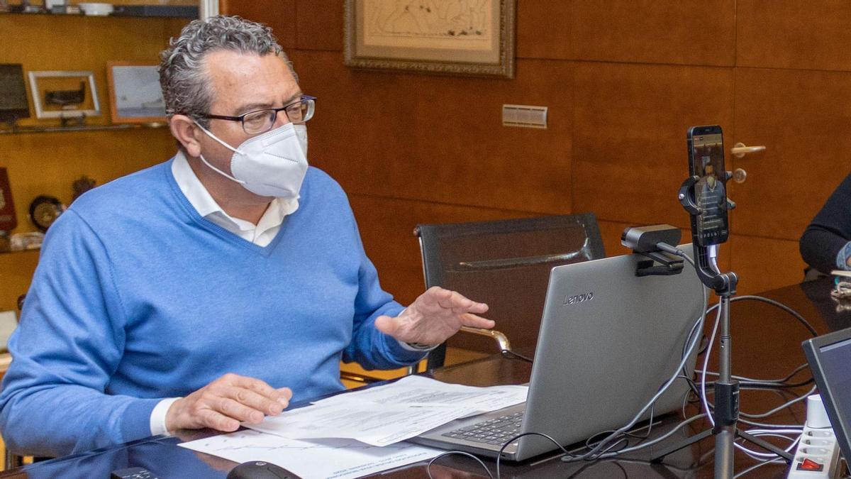 Toni Pérez, durante su comparecencia de este martes.