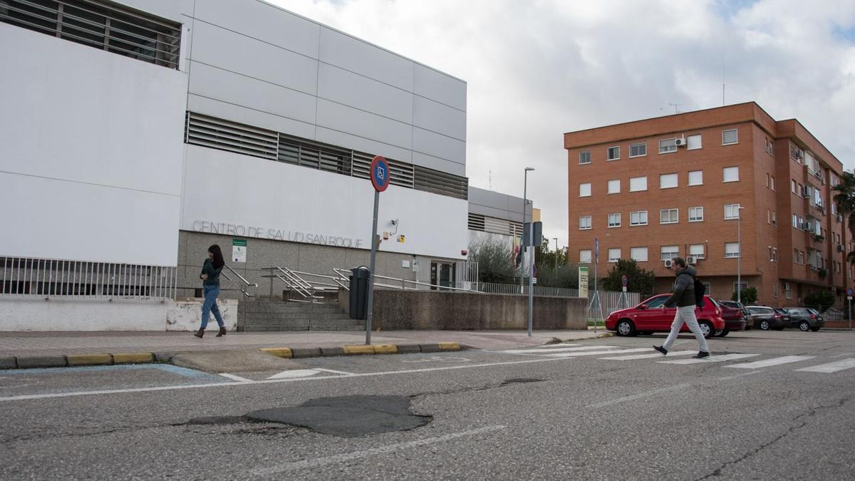 CENTRO SALUD SAN ROQUE, UNO DE LOS QUE TIENEN UNA MESA INFORMATIVA INSTALADA