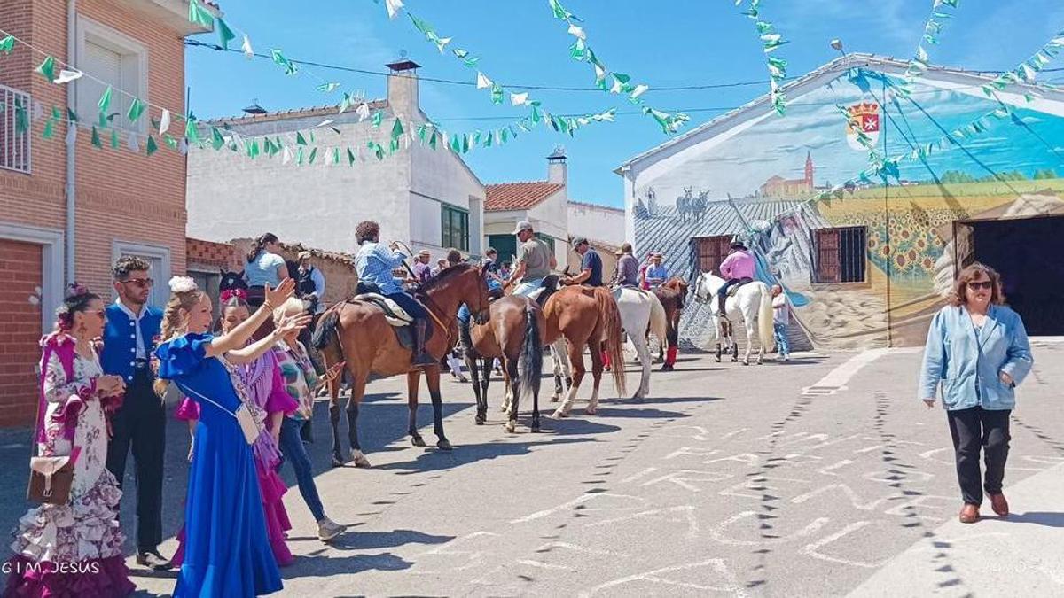 Romería flamenca en Cañizal en una edición pasada