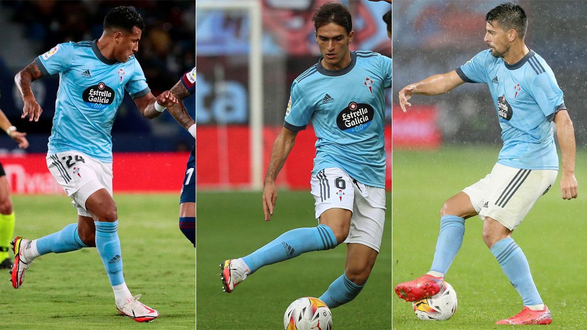 Murillo, Denis y Nolito, los tres exazulgranas del Celta