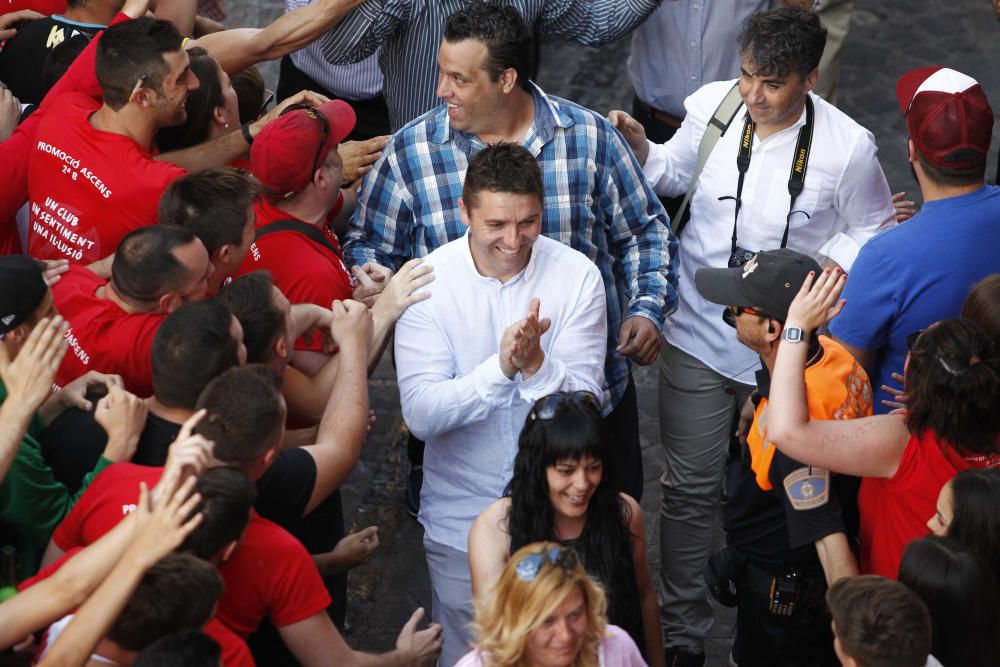 Así ha sido la fiesta del ascenso del Atlético Saguntino a Segunda B