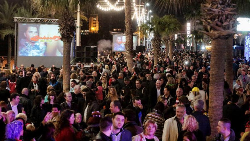 Ambiente anoche en Benidorm