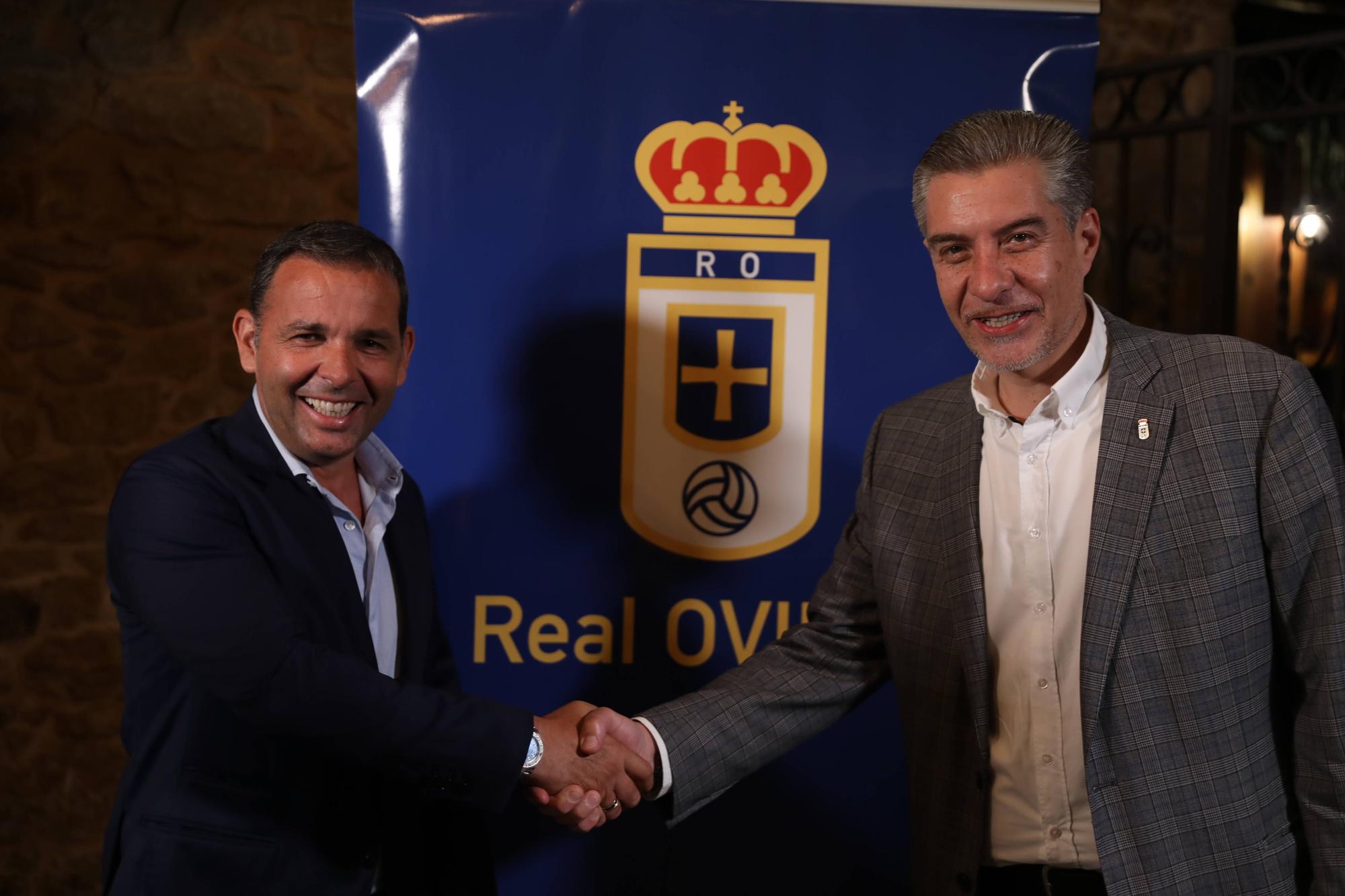 EN IMÁGENES: Presentación de Javi Calleja como entrenador del Real Oviedo