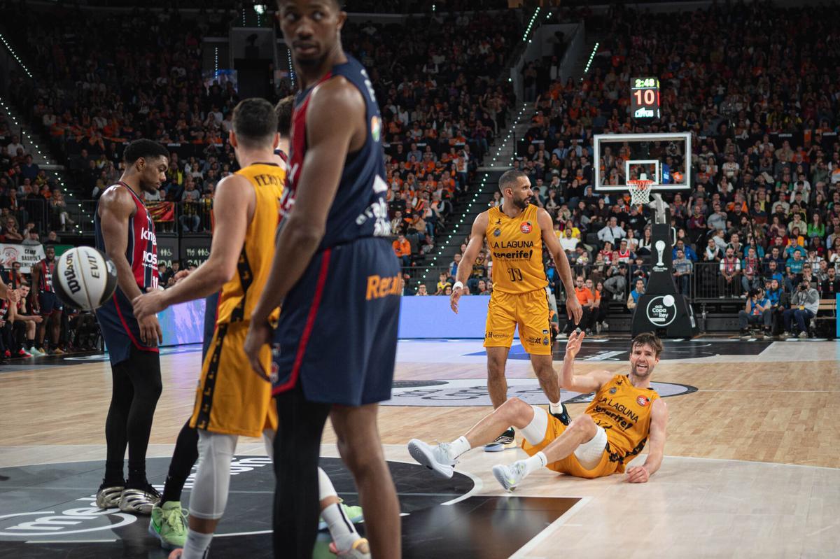 Copa del Rey, partido de cuartos de final del CB Canarias contra el Kosner Baskonia