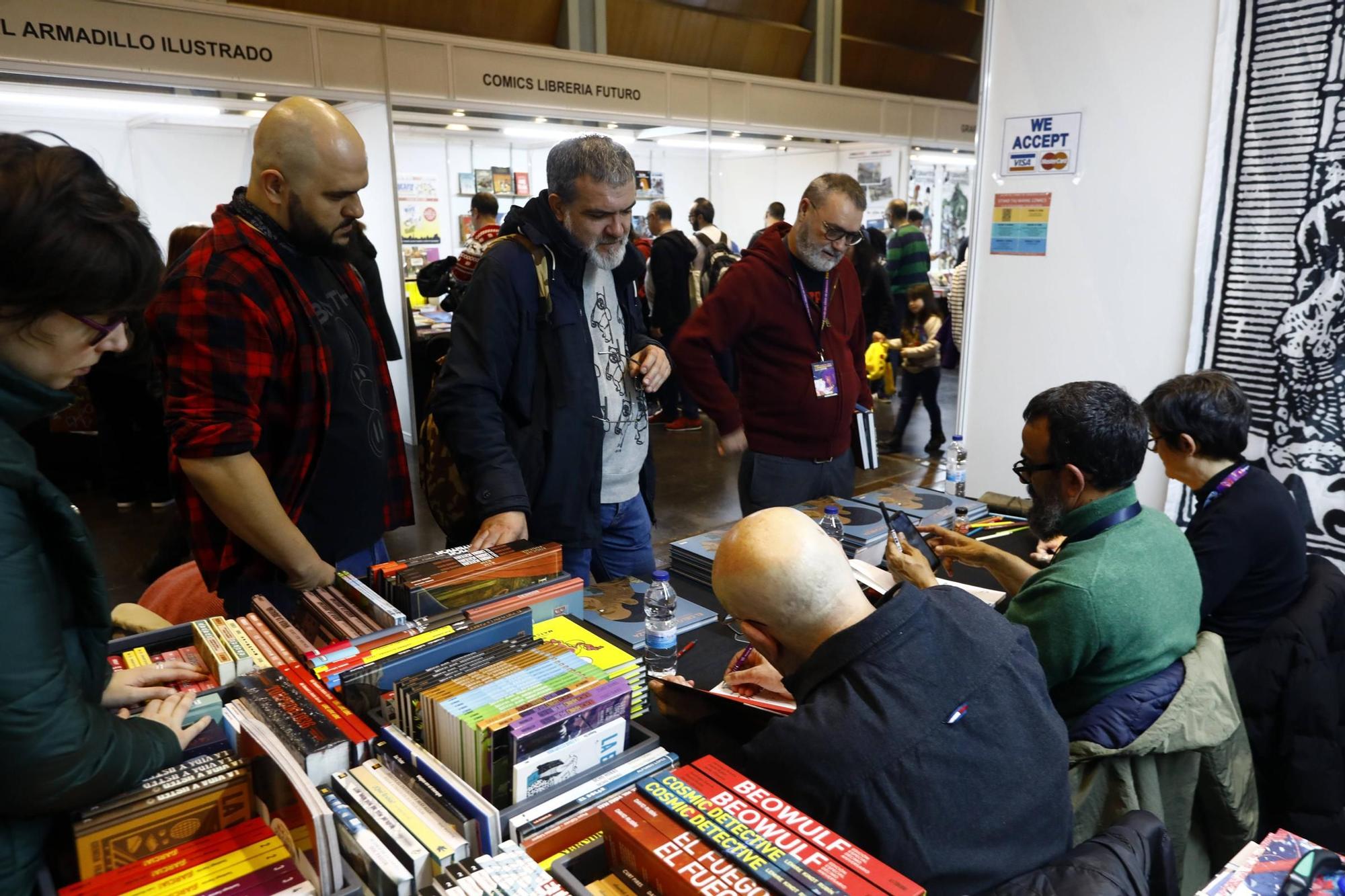 Gran ambiente en el Salón del Cómic de Zaragoza