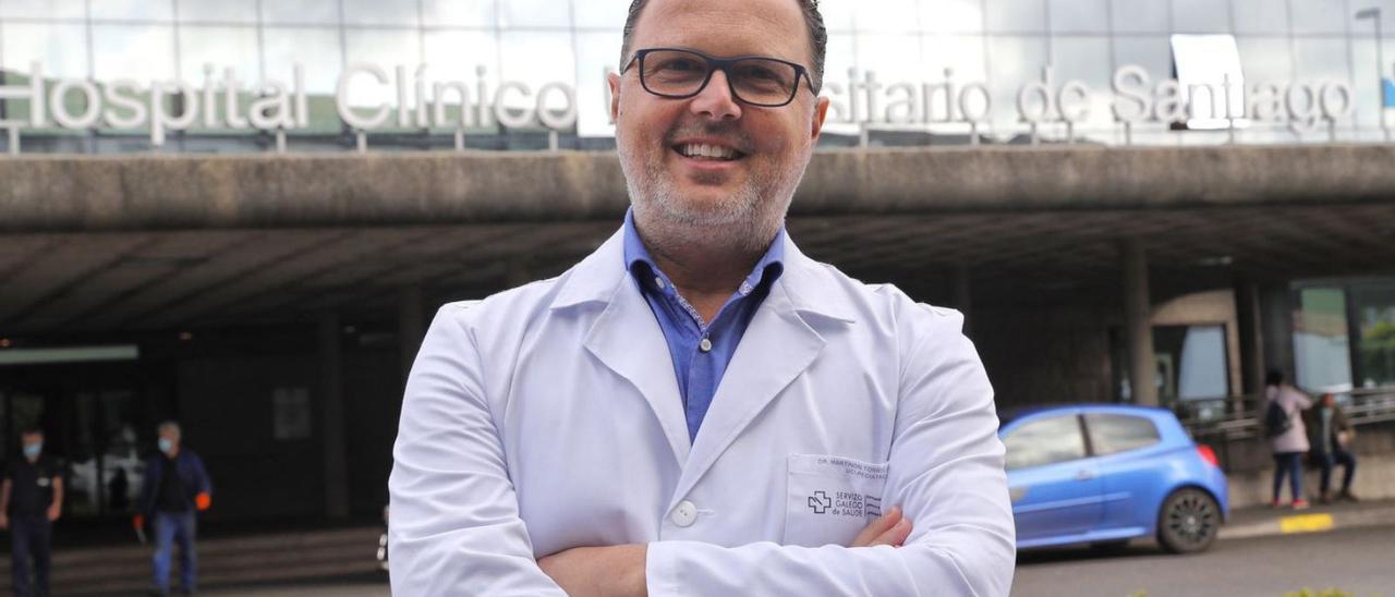 Federico Martinón-Torres en el Complejo Hospitalario Universitario de Santiago (CHUS).   | // XOÁN ÁLVAREZ