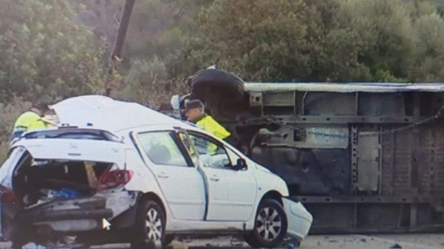 El accidente mortal ocurrió en un tramo recto.