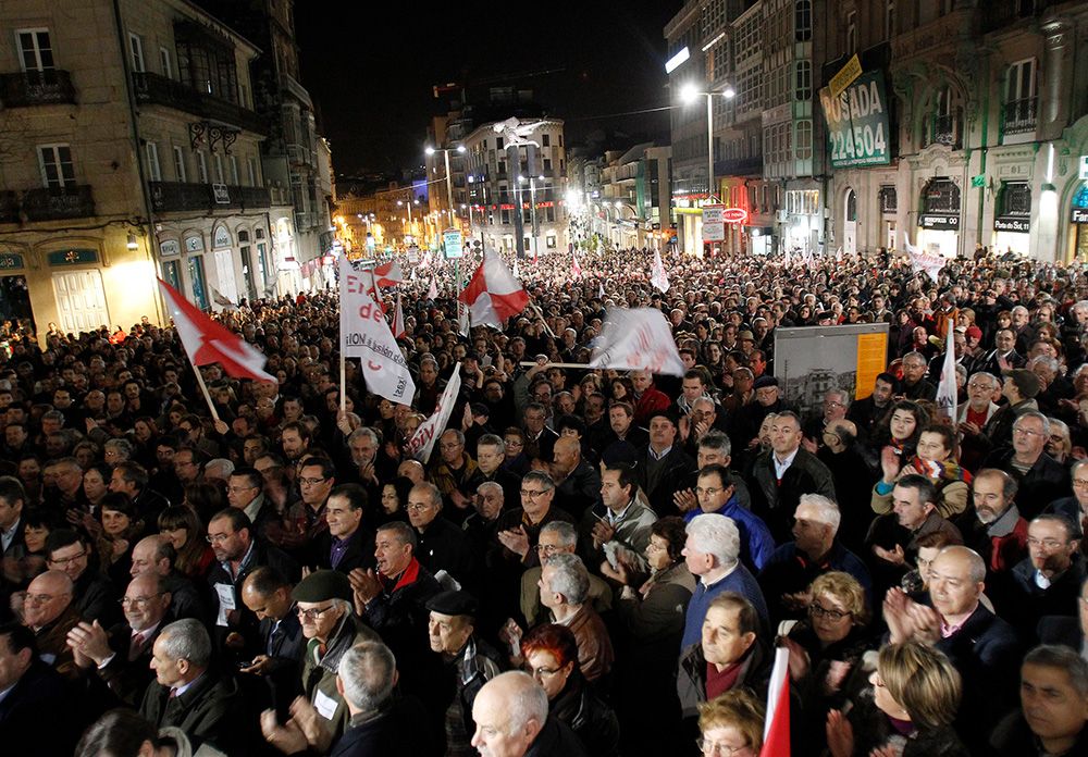 Del fletán al "¡Pases pro bus!": 12 manifestaciones históricas de Vigo