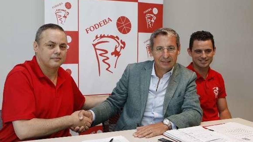 Fran García, Pedro López Ferrer y Juanfran Arias.