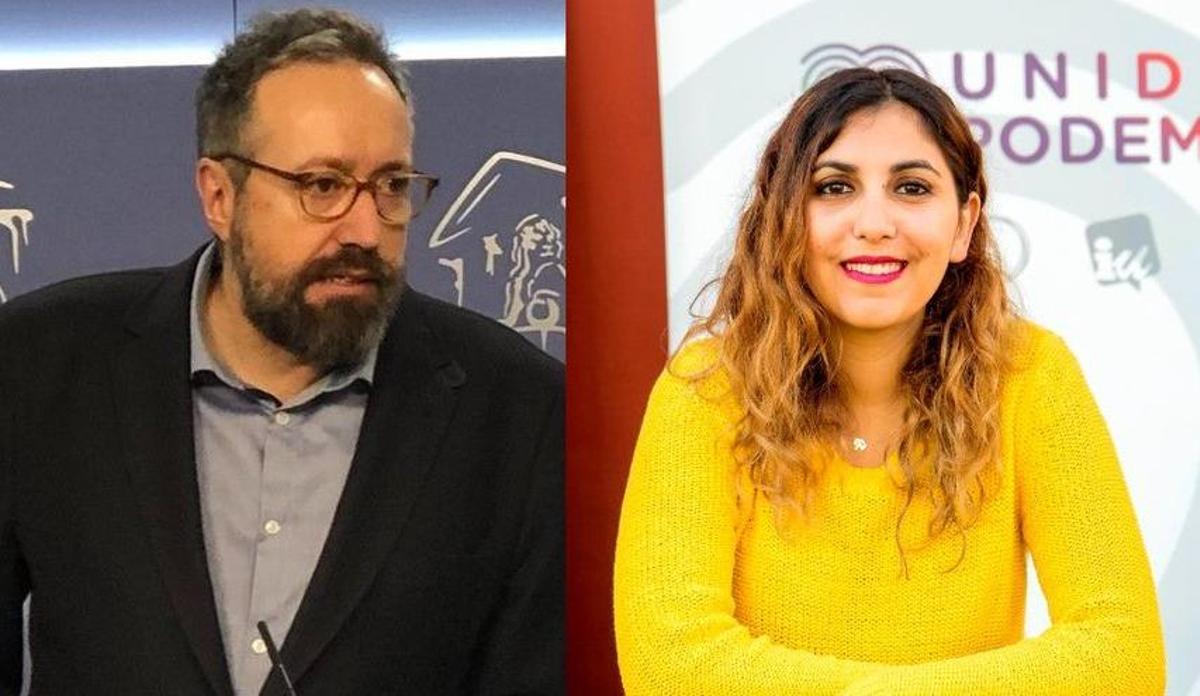 Juan Carlos Girauta y Dina Bousselham.