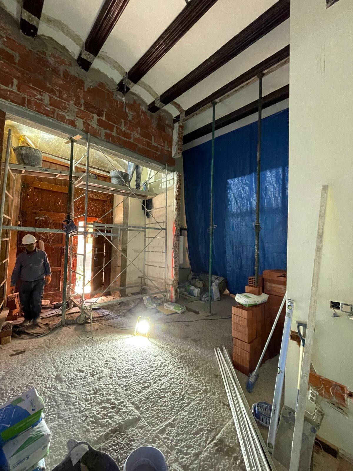 Imagen de las obras en el Cardenal Ram.