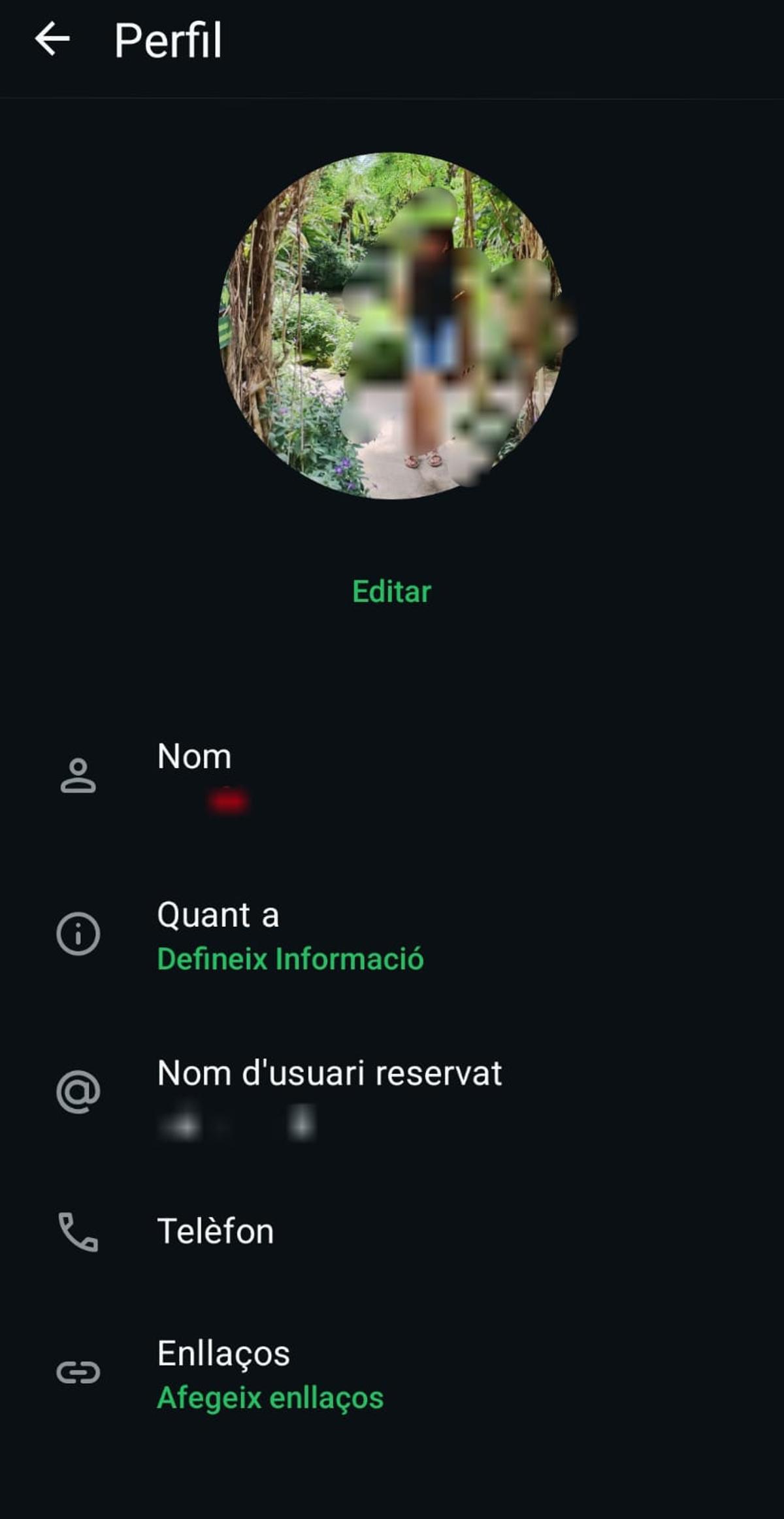 Nom d'usuari, reservat!