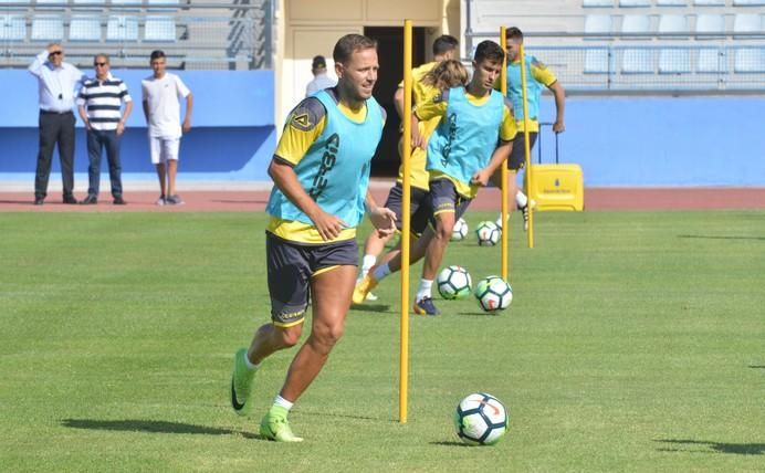 Primer entrenamiento de la UD Las Palmas